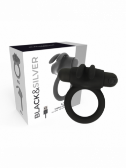 BLACK&SILVER- BAGUE AGRON 2.O